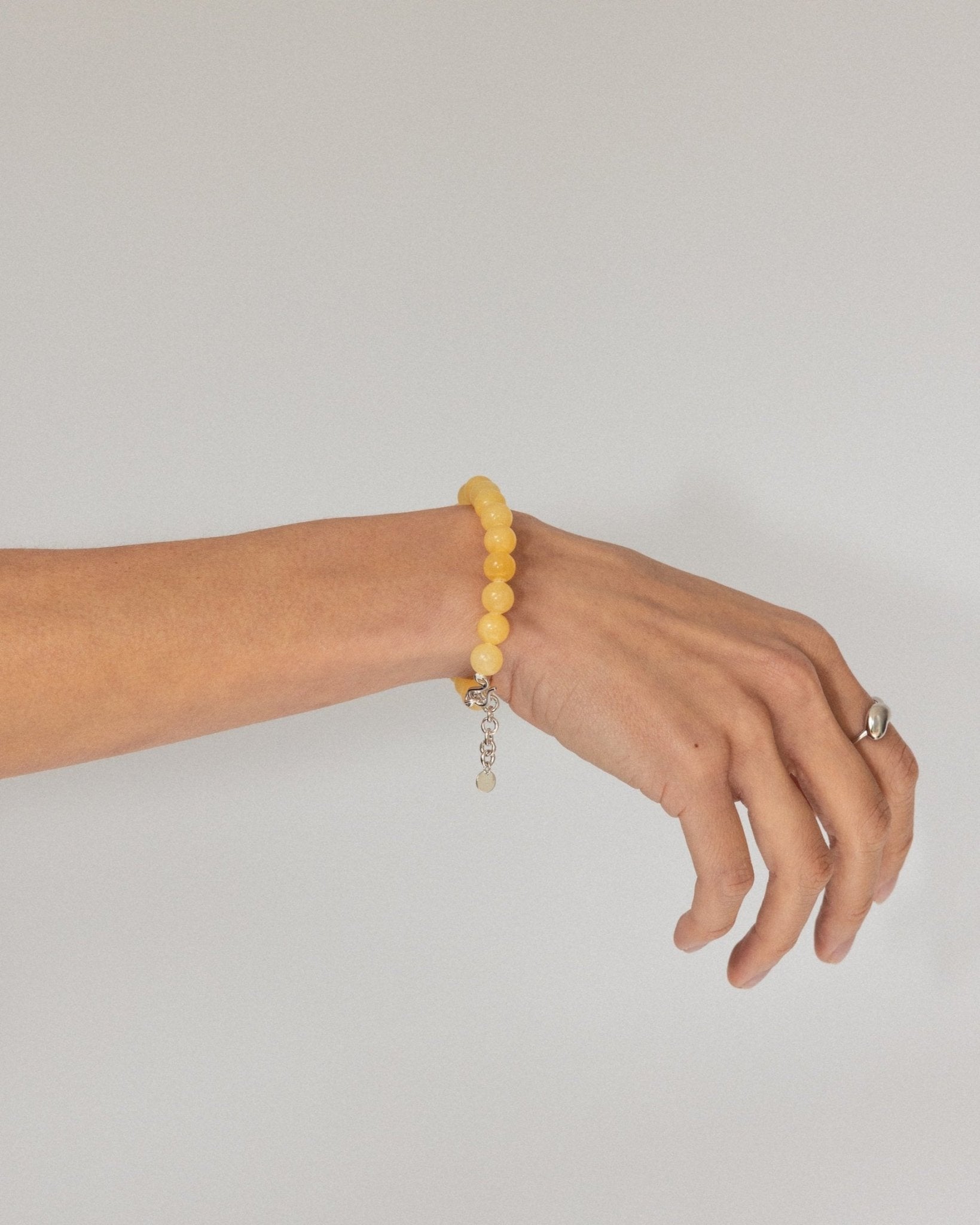 'Brie' Butter Bead Bracelet - Lines & Current