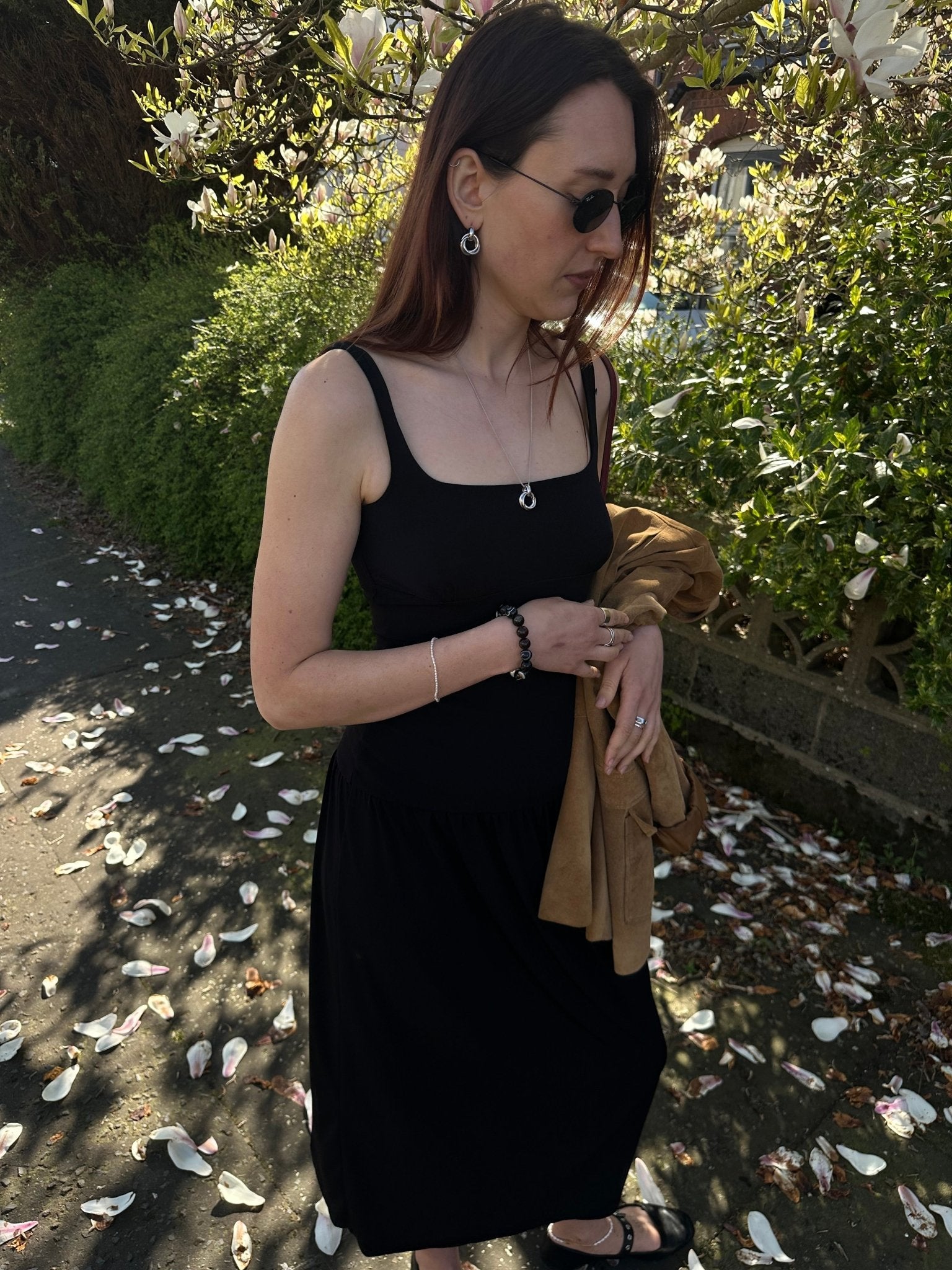 'Eliason' Interlocked Knot Earrings - Lines & Current