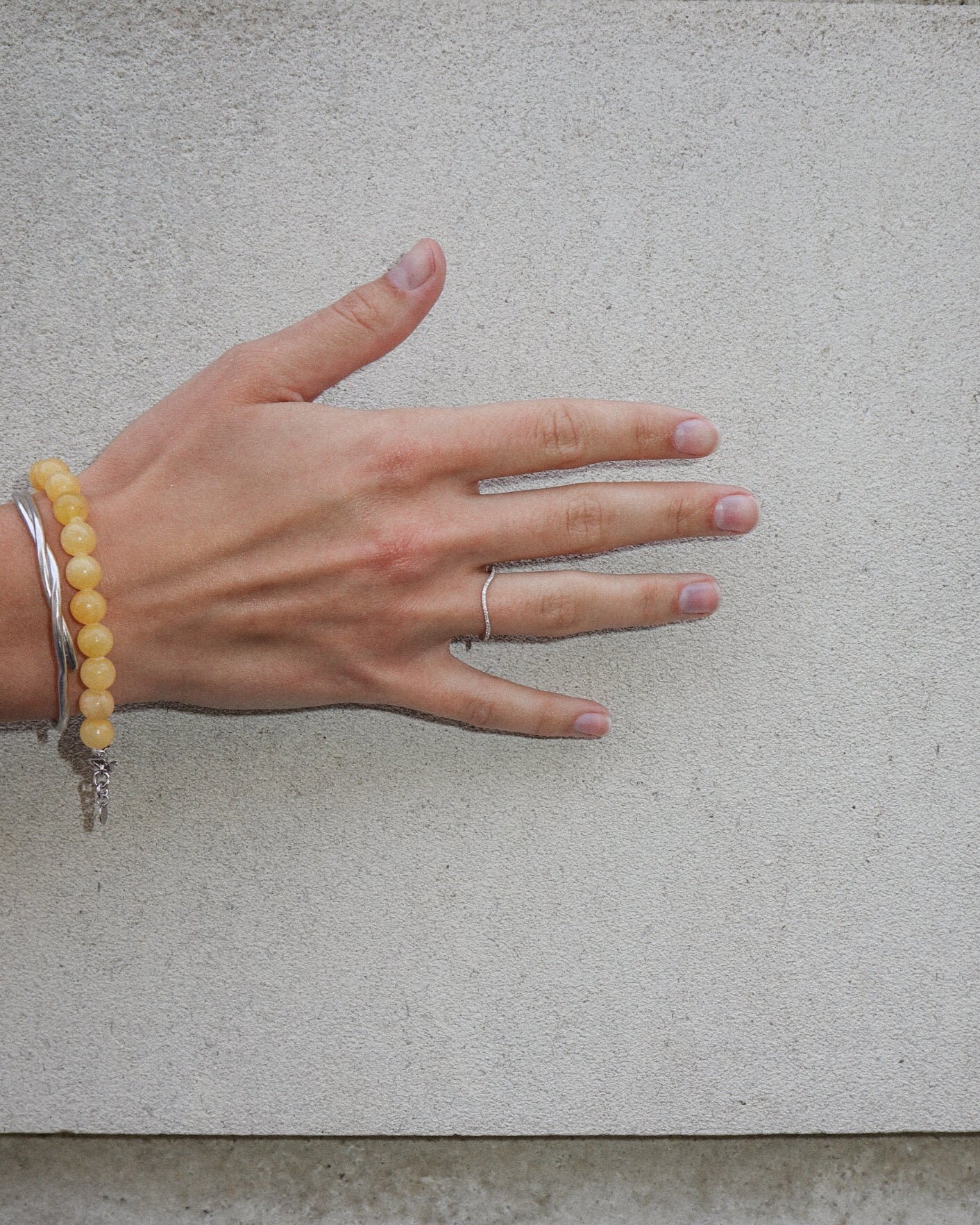 'Flo' Pavé Stacker Ring - Lines & Current