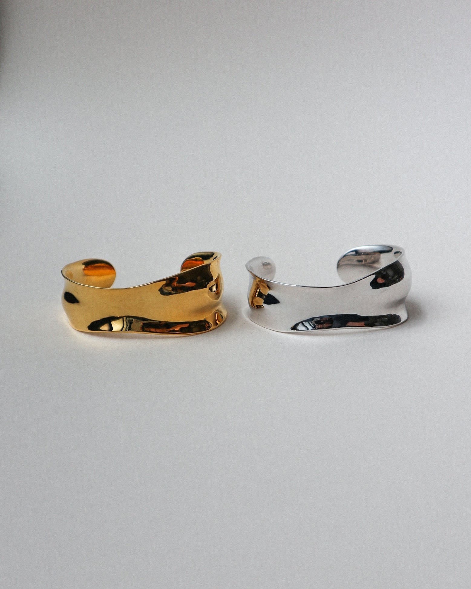 'Florence' Cuff Bracelet - Lines & Current