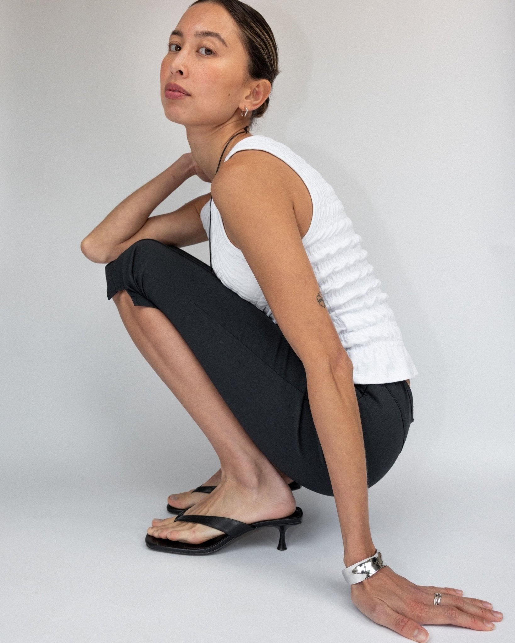 'Florence' Cuff Bracelet - Lines & Current