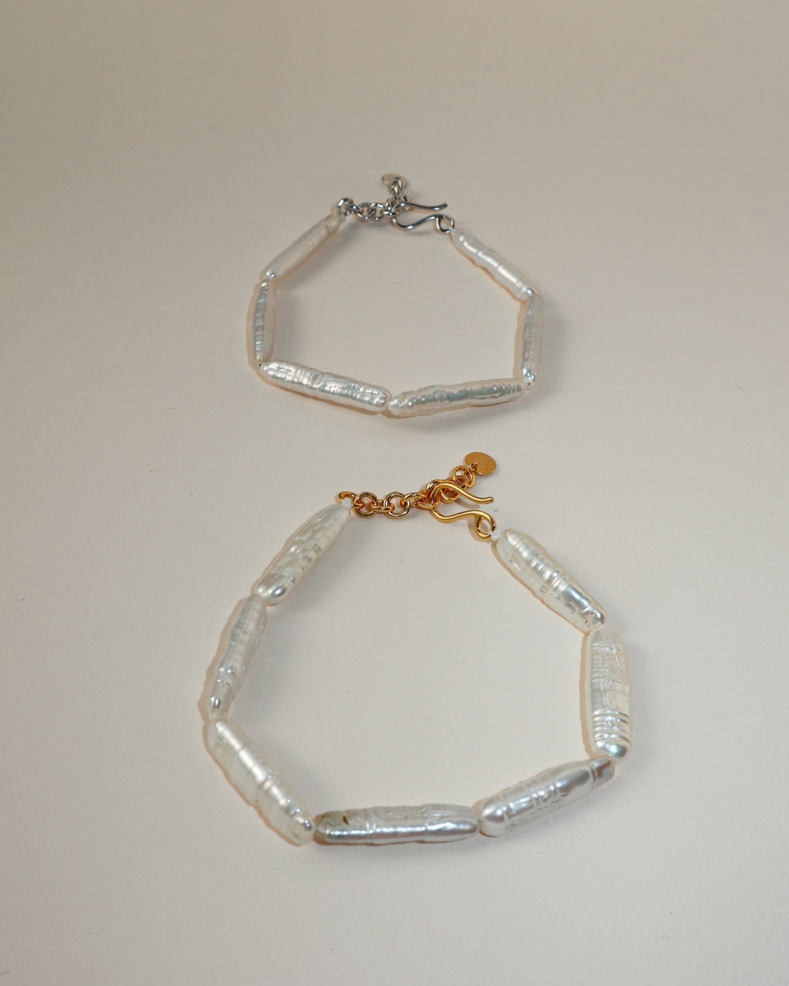 'Linea' Pearl Bracelet - Lines & Current