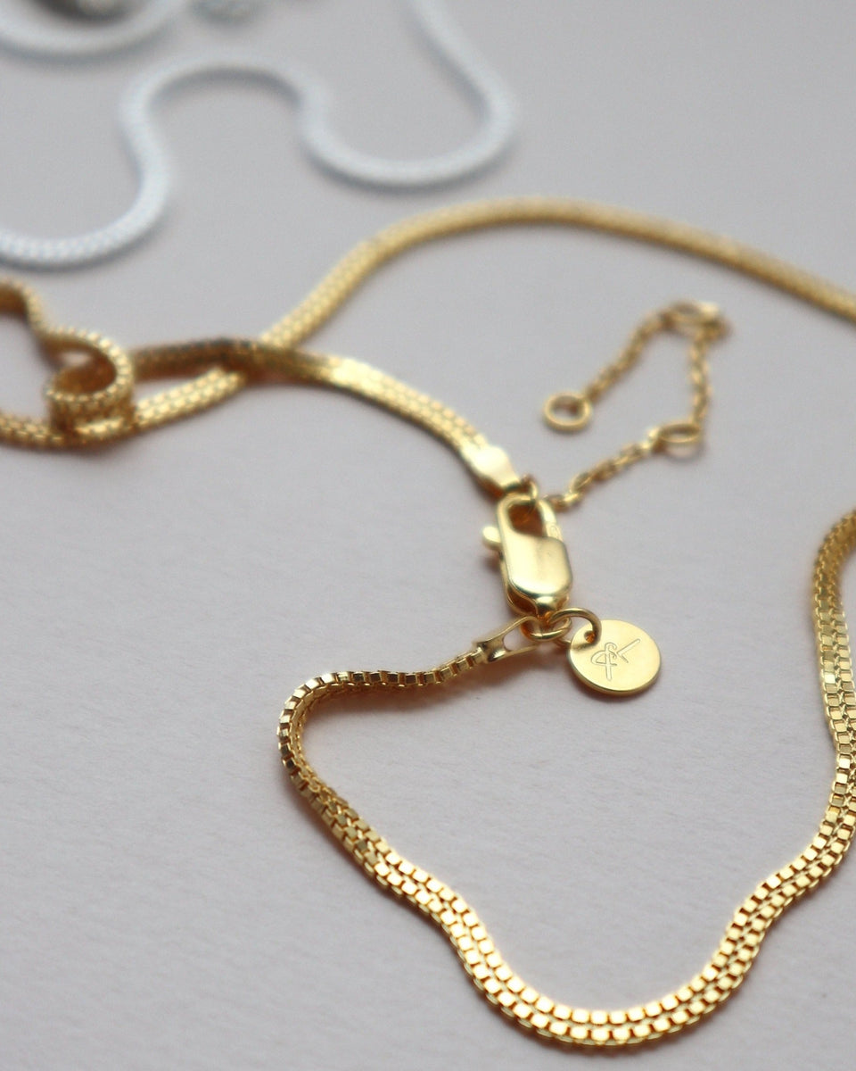 【2plan】24SS★ [LAN ARCHIVE] Chest Chain Choker Necklace Chunky choker necklace two different chains stainless steel