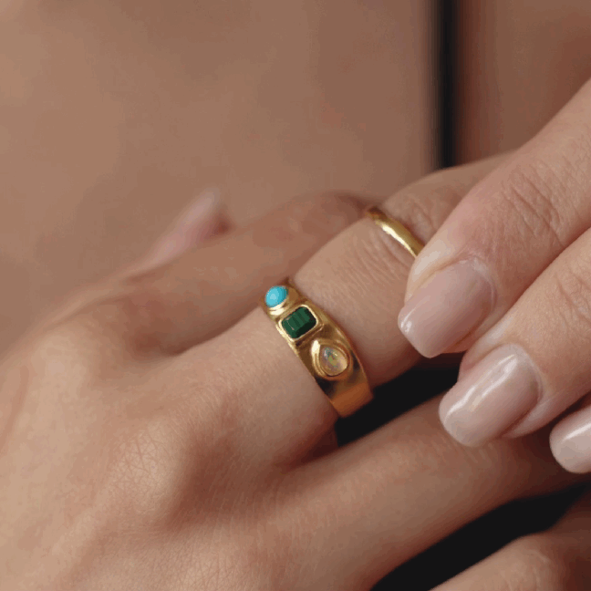 'Fia' Spirited Gemstone Ring
