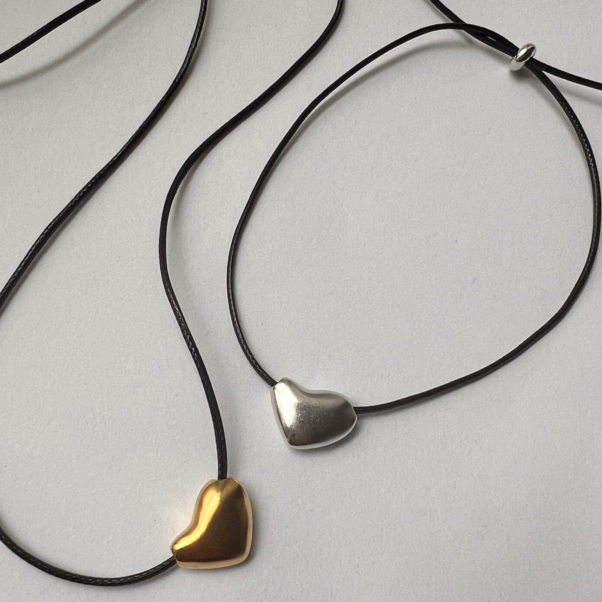 'Heart in the Clouds' Cord Necklace