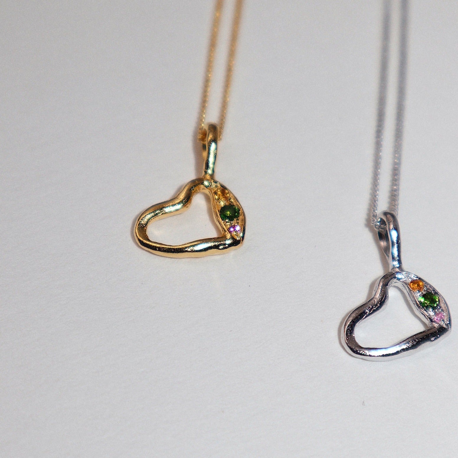 'Mixed Emotion' Heart Necklace