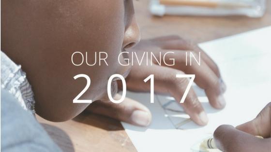 Our Giving in 2017 - Lines & Current