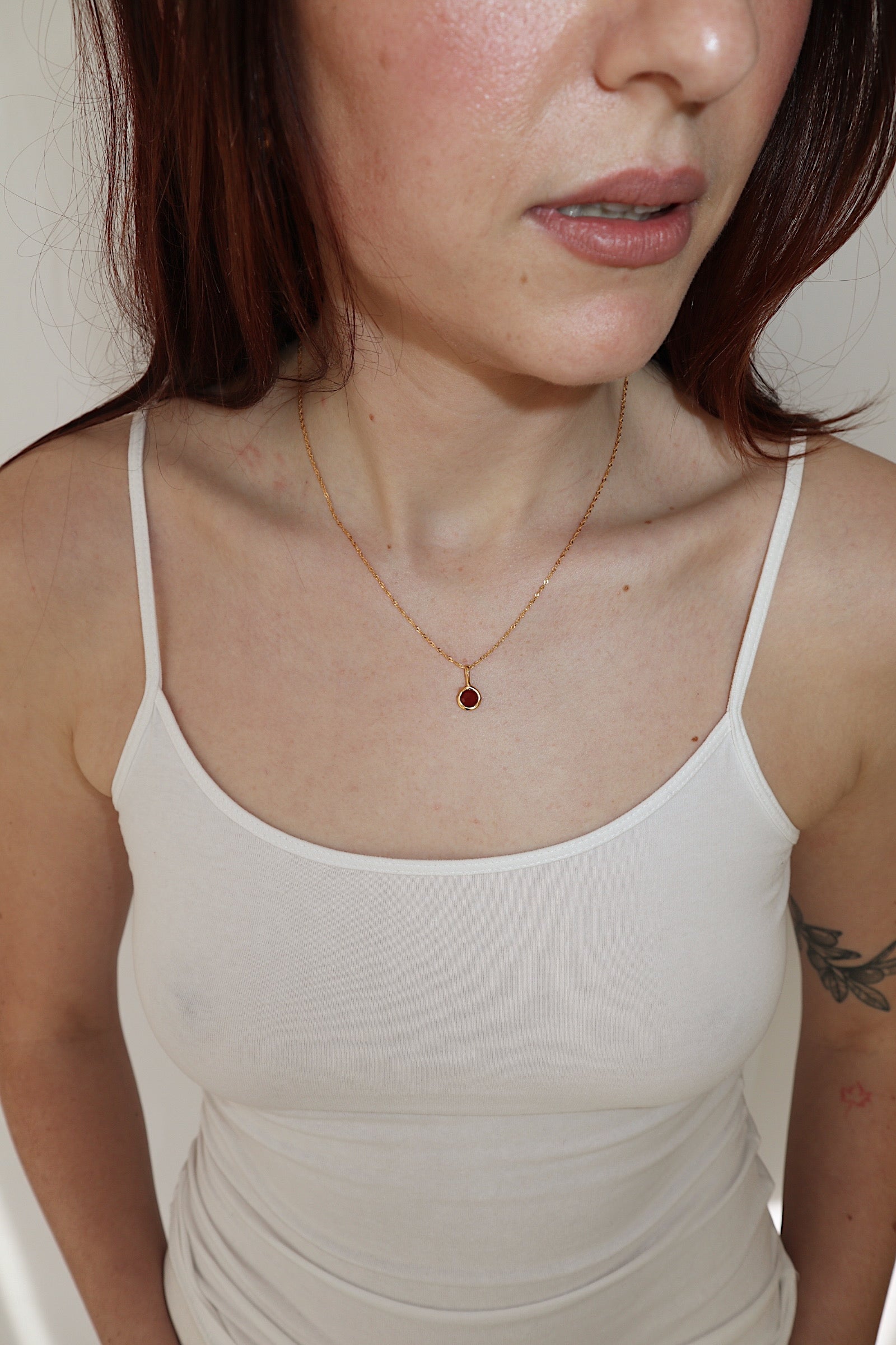 &#39;Jörd&#39; Birthstone Pendant Necklace