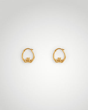 'Claddagh' Mini Hoops