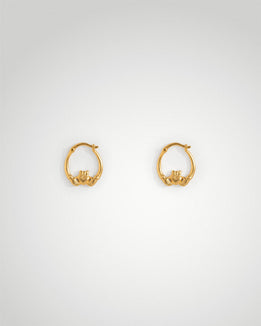 'Claddagh' Mini Hoops