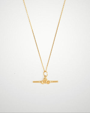 'Claddagh' Bar Necklace