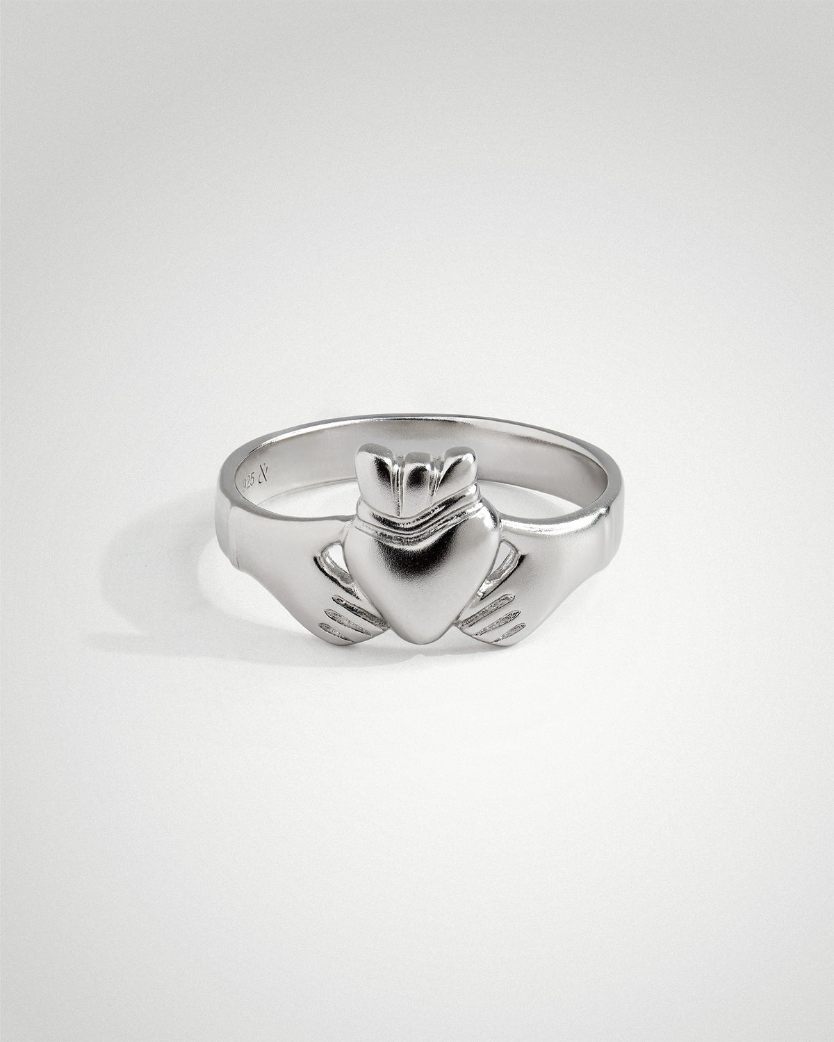 Sterling silver Claddagh ring by Lines &amp; Current