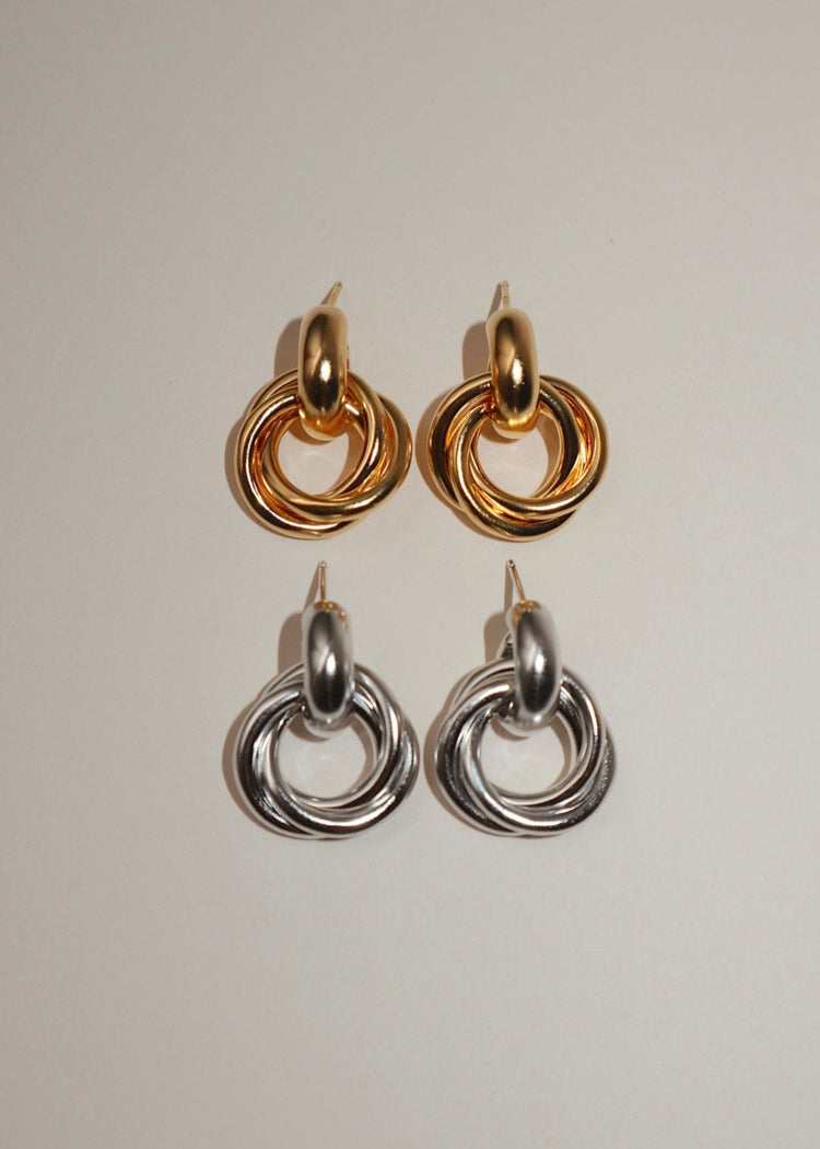 'Eliason' Interlocked Knot Earrings