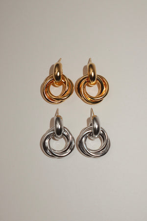 'Eliason' Interlocked Knot Earrings