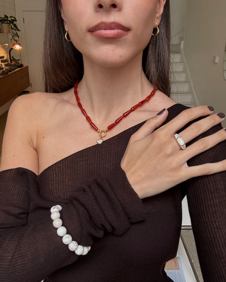 'Sigrid' Dome Ring - LINES AND CURRENT