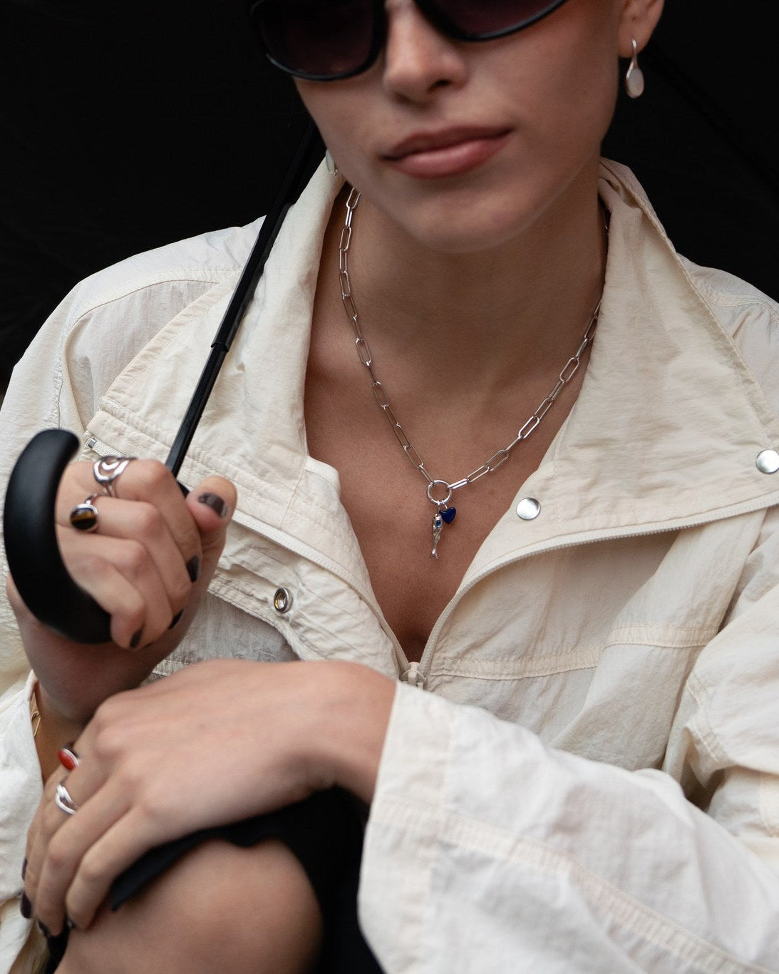 Blue 'Jean' Fish Charm