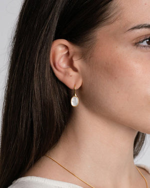 'Sigrid' Oval Earrings