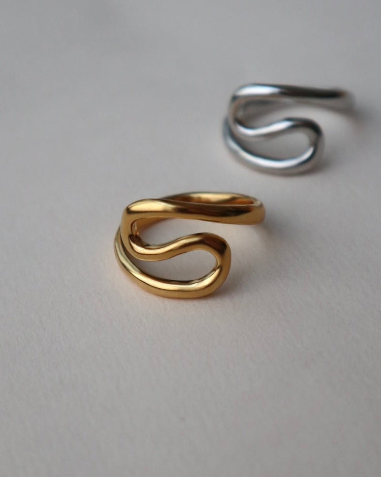 'Banks' Swirl Ring - LINES AND CURRENT