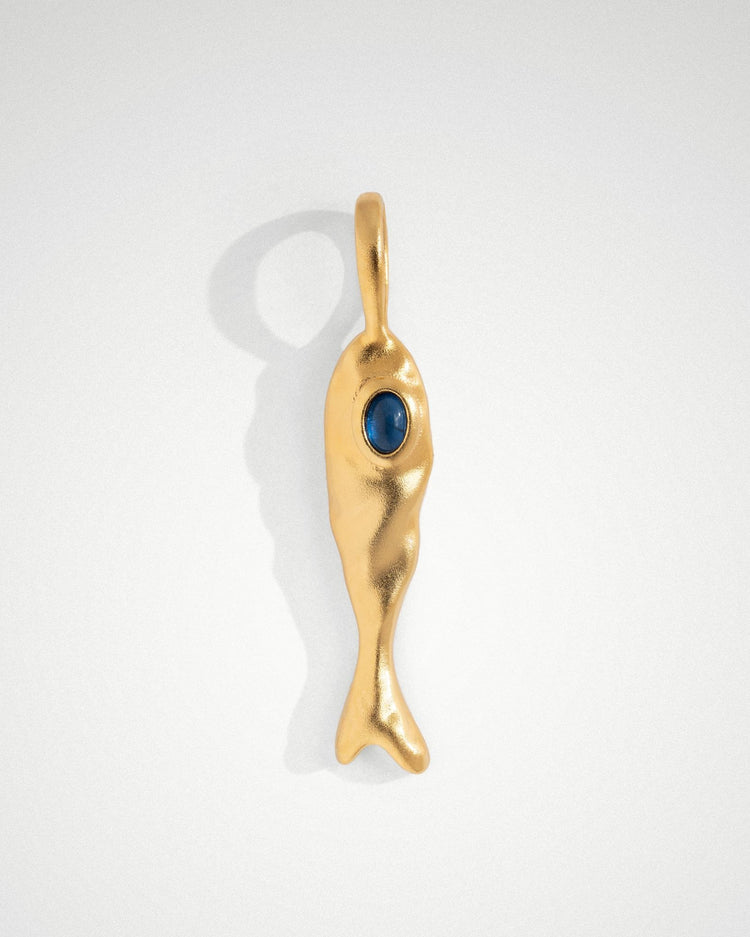 Blue 'Jean' Fish Charm - LINES AND CURRENT