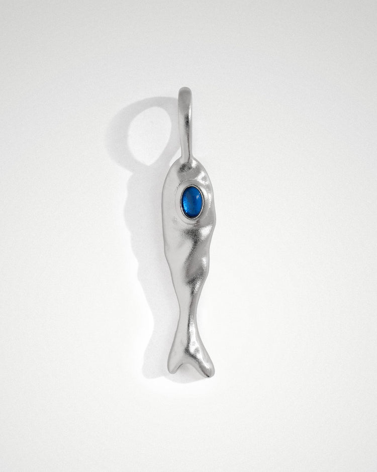 Blue 'Jean' Fish Charm - LINES AND CURRENT