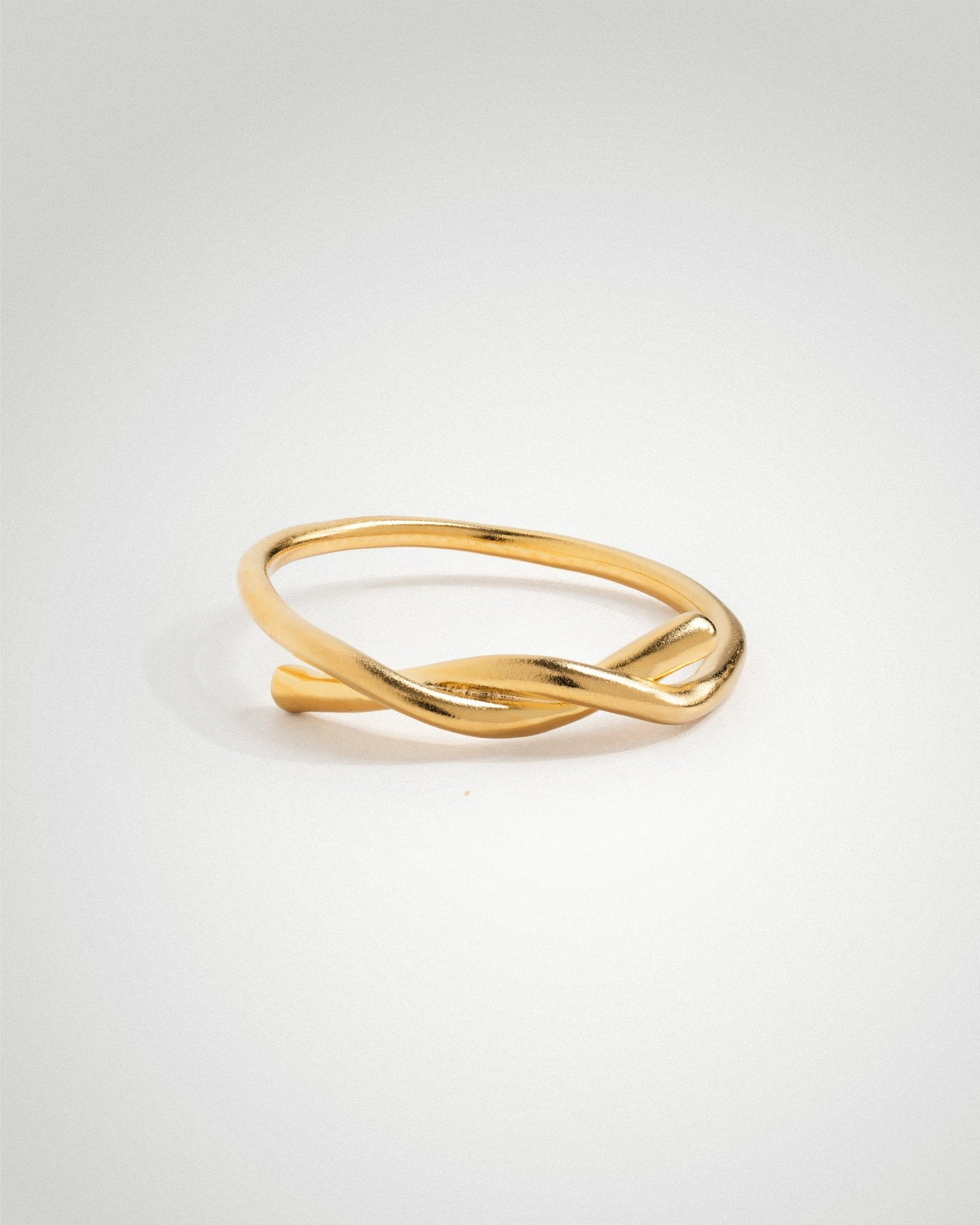 'Bobbie' Cross Over Ring - LINES AND CURRENT