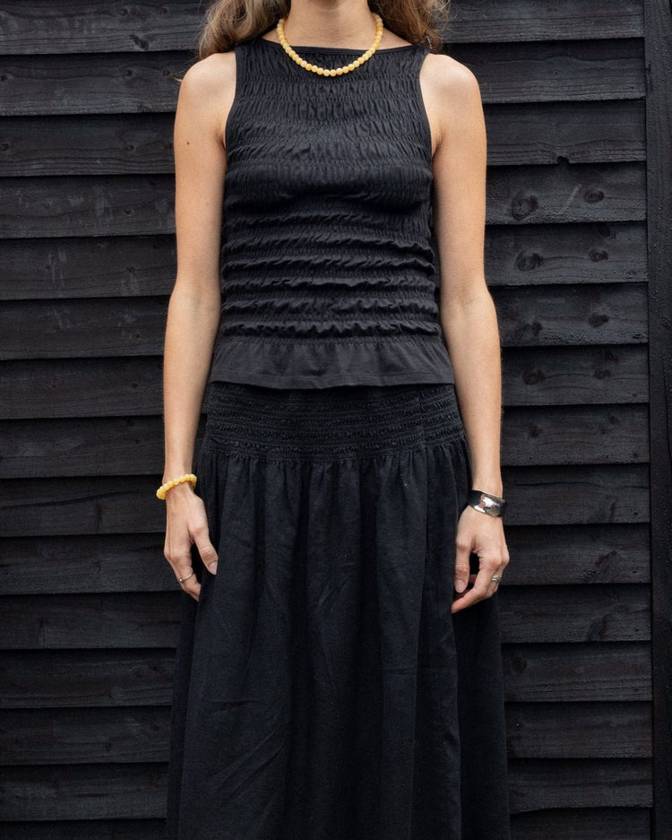 'Brie' Butter Bead Bracelet - Lines & Current