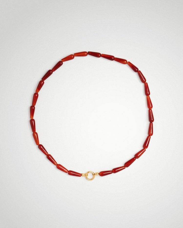 'Calla' Carnelian Necklace - LINES AND CURRENT