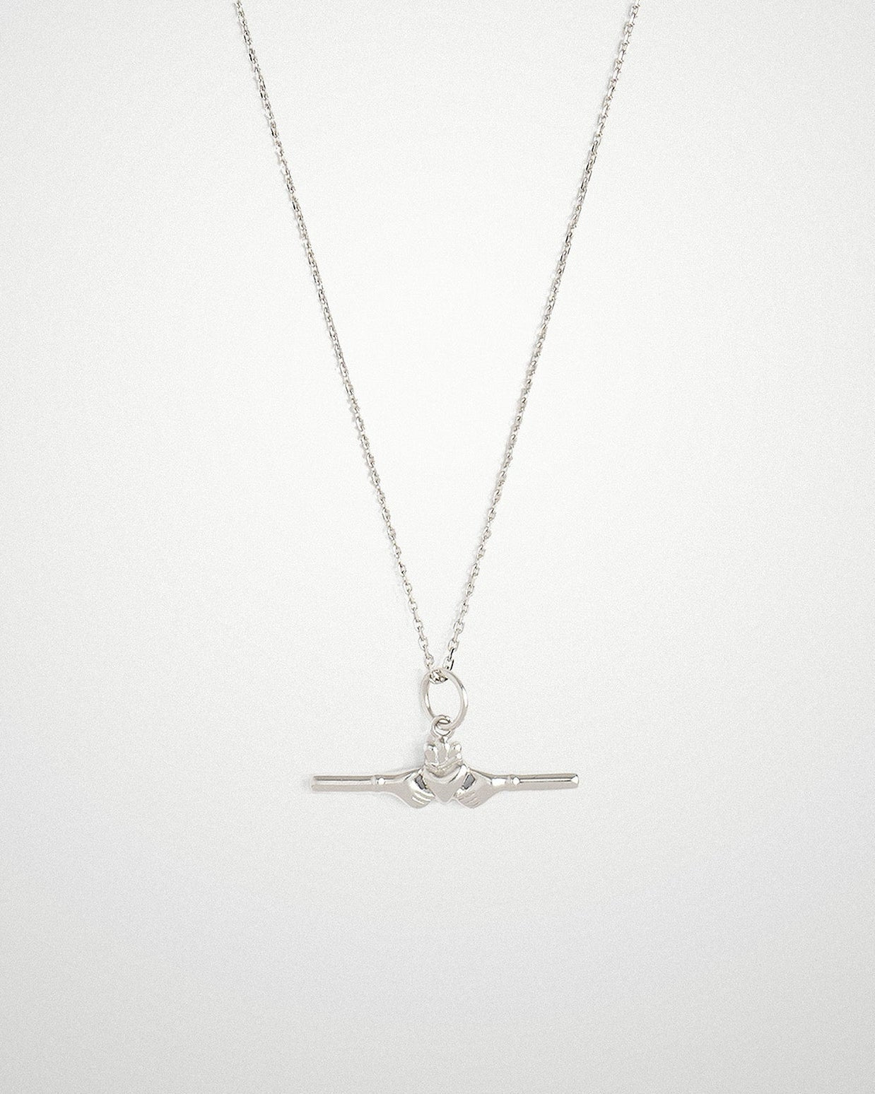 'Claddagh' Bar Necklace - LINES AND CURRENT
