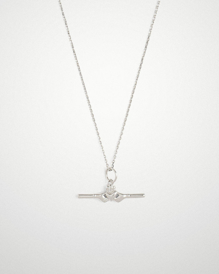 'Claddagh' Bar Necklace - LINES AND CURRENT