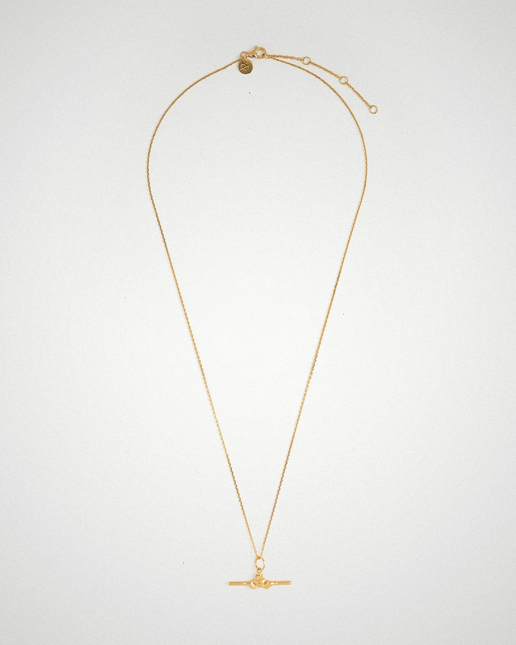 'Claddagh' Bar Necklace - LINES AND CURRENT
