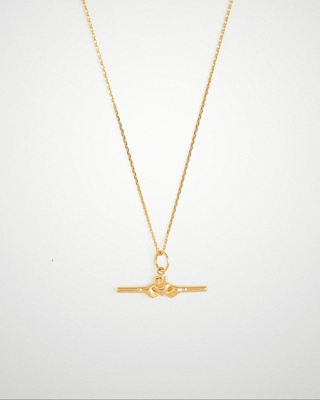 'Claddagh' Bar Necklace - LINES AND CURRENT