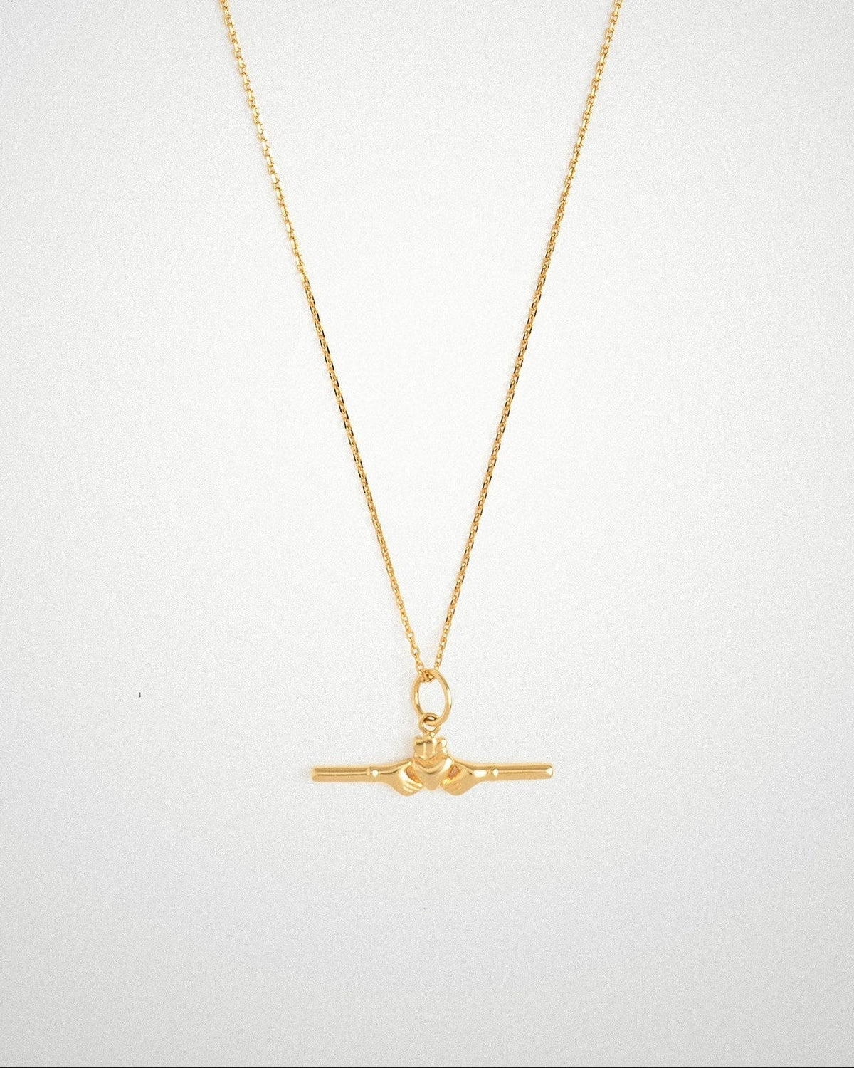 'Claddagh' Bar Necklace - LINES AND CURRENT
