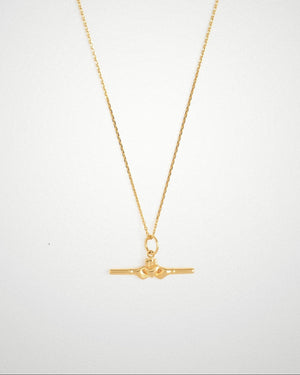 'Claddagh' Bar Necklace
