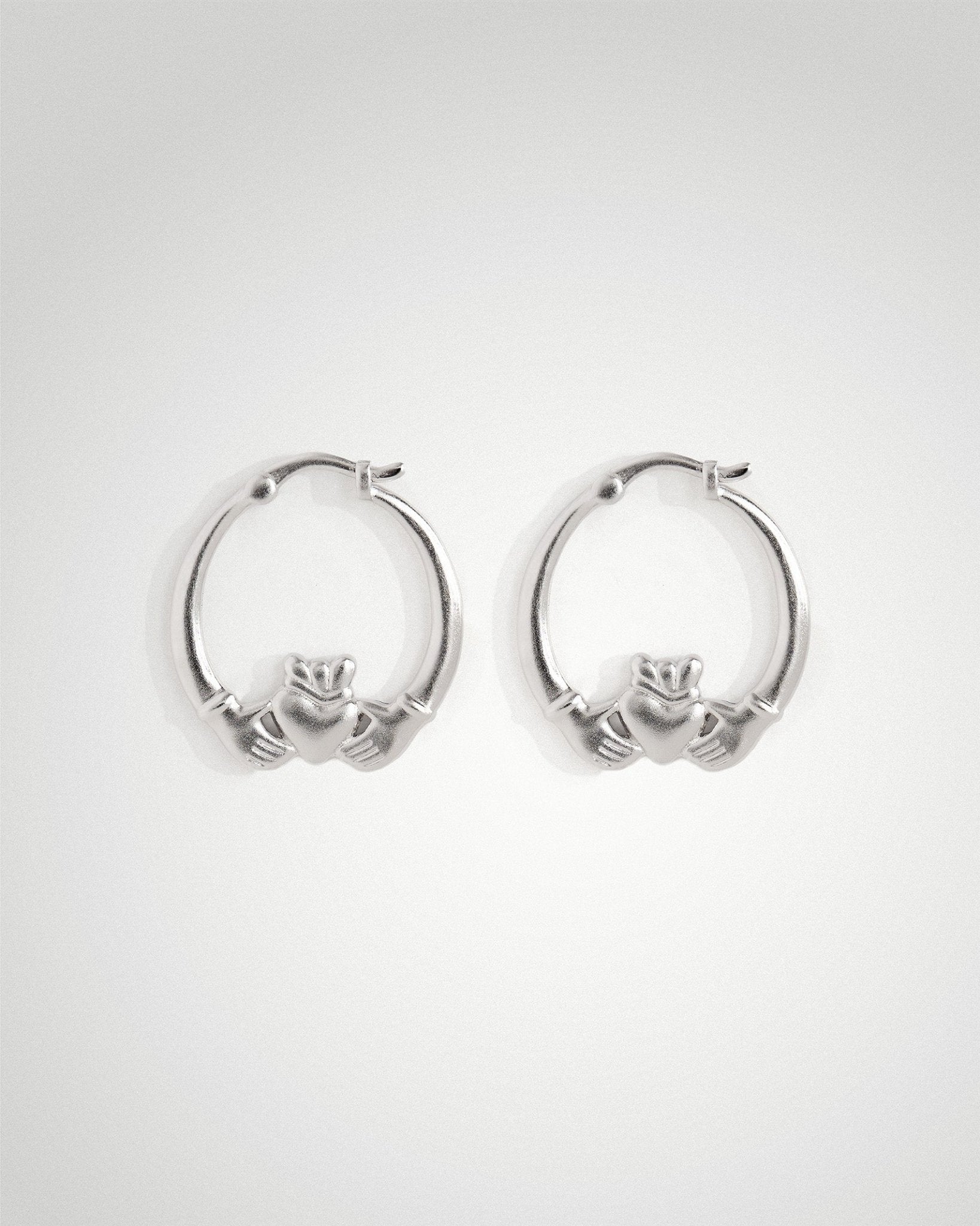 'Claddagh' Large Hoops - LINES AND CURRENT