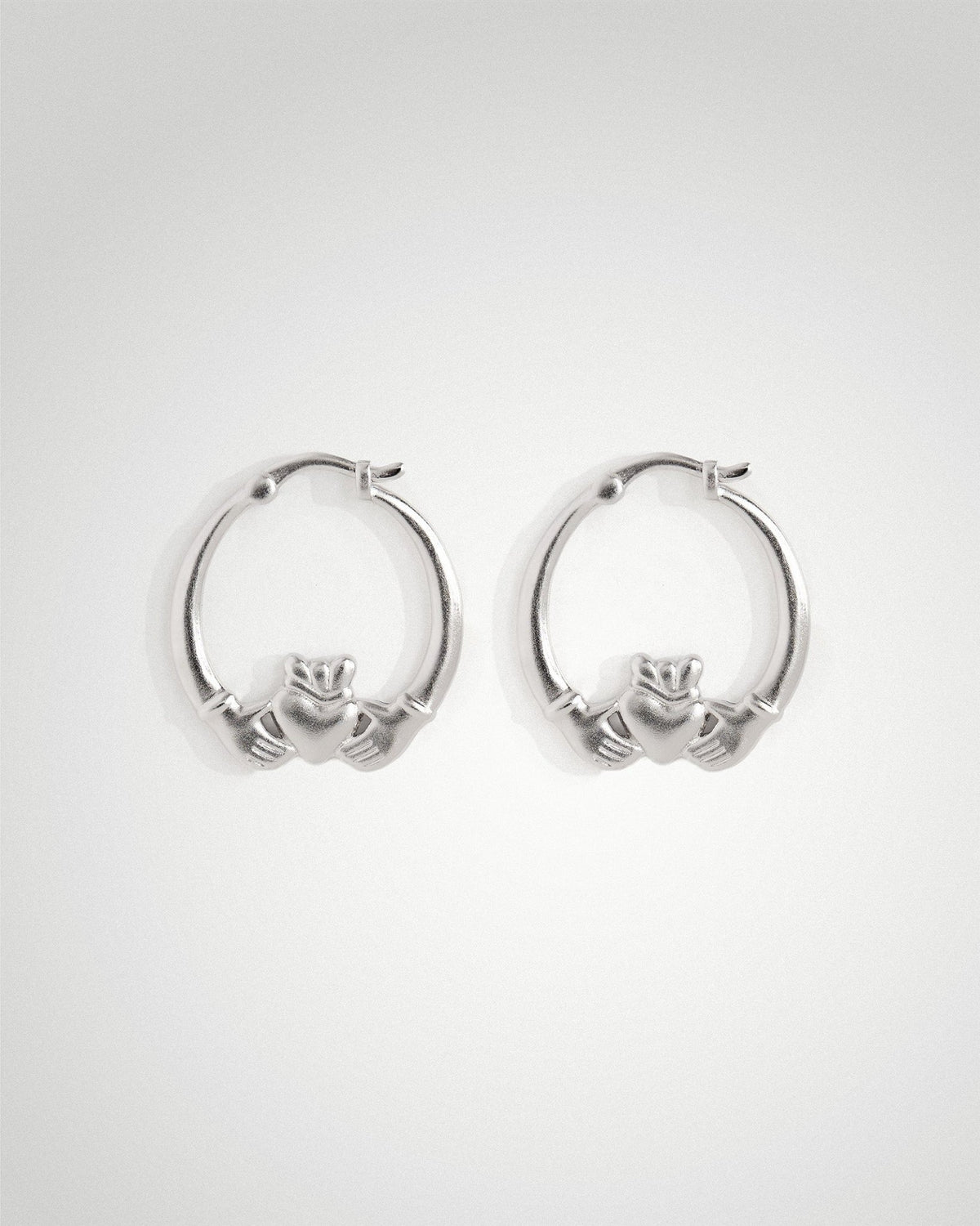 'Claddagh' Large Hoops - LINES AND CURRENT