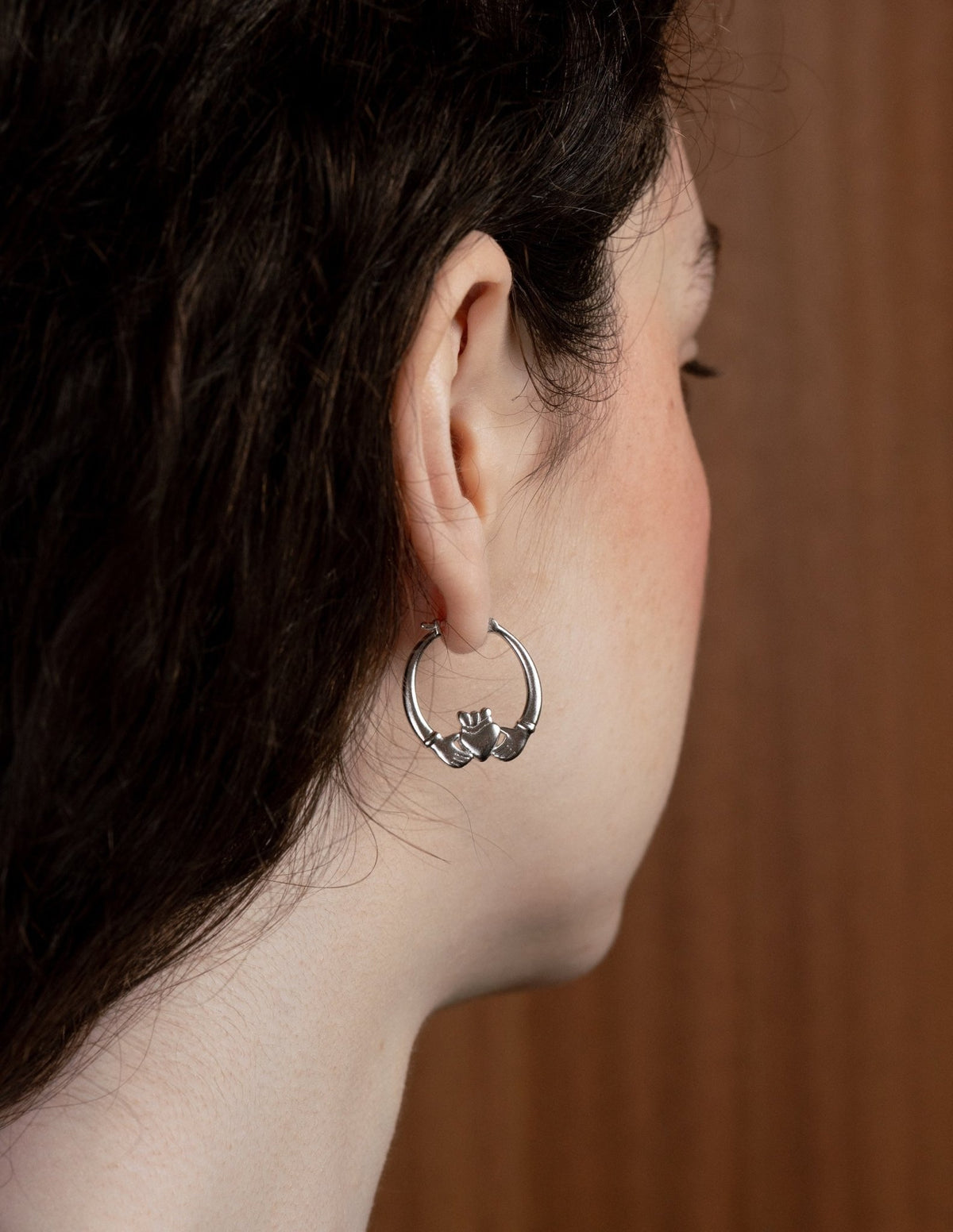 'Claddagh' Large Hoops - LINES AND CURRENT