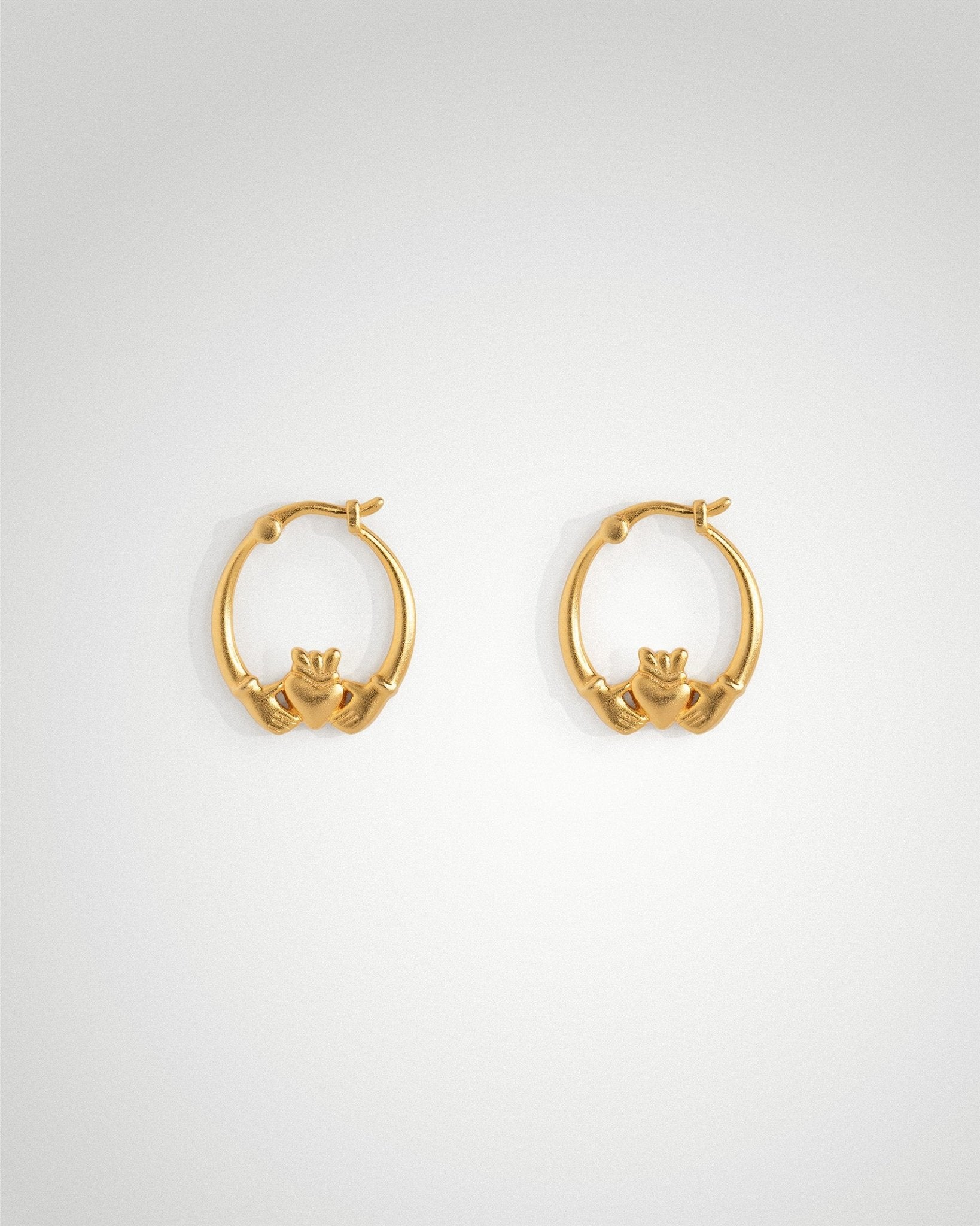 'Claddagh' Mid Hoops - LINES AND CURRENT