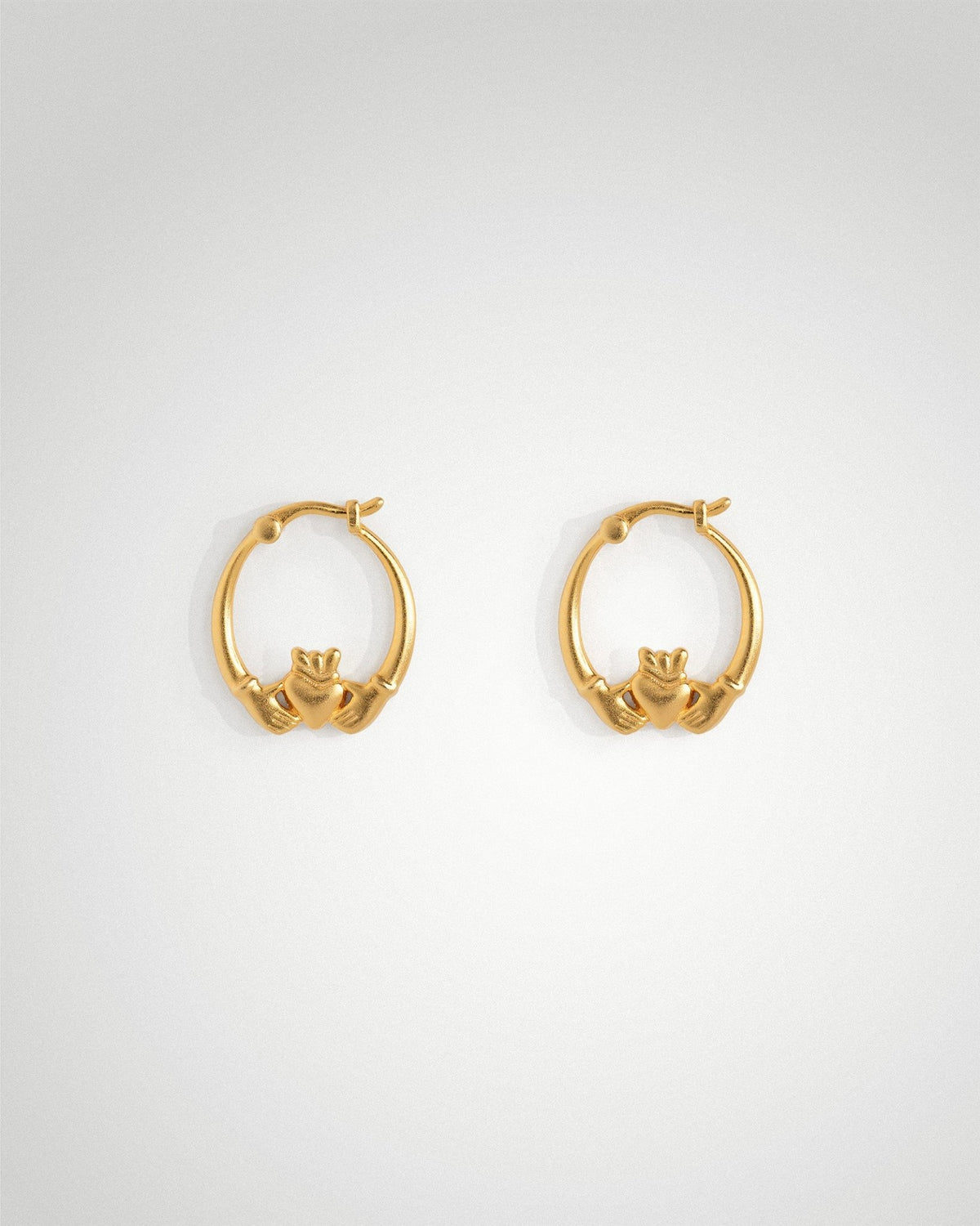 'Claddagh' Mid Hoops - LINES AND CURRENT