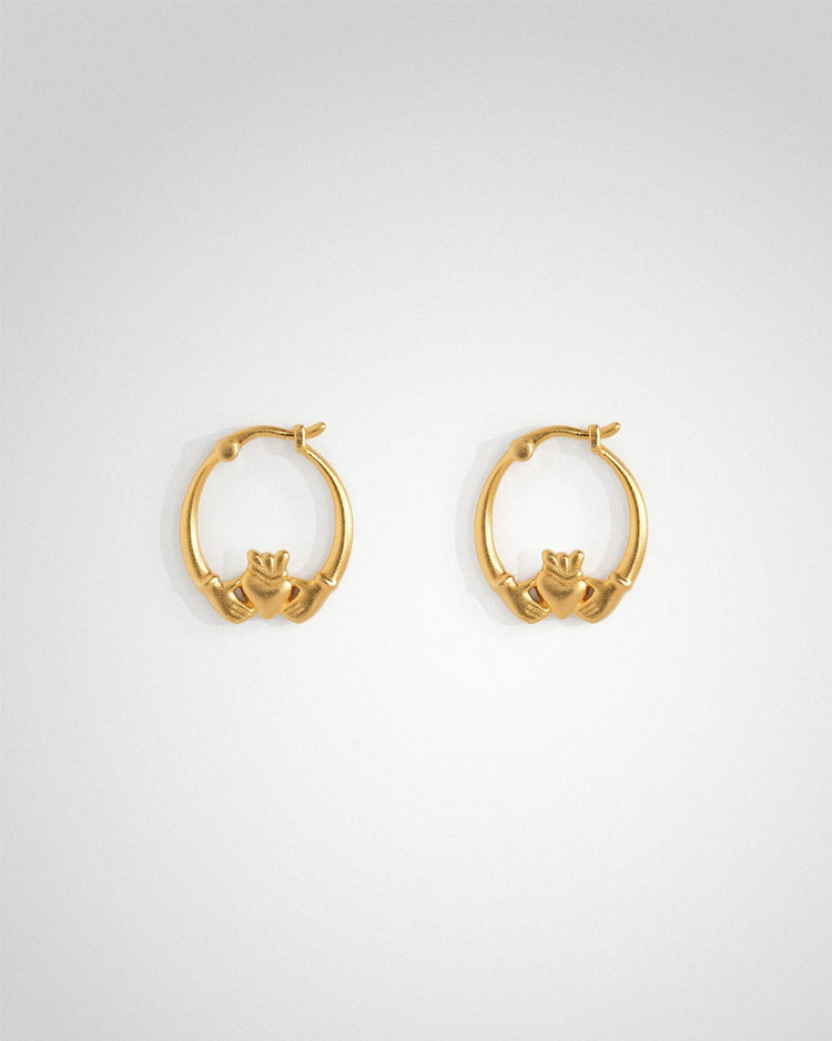 'Claddagh' Mid Hoops - LINES AND CURRENT