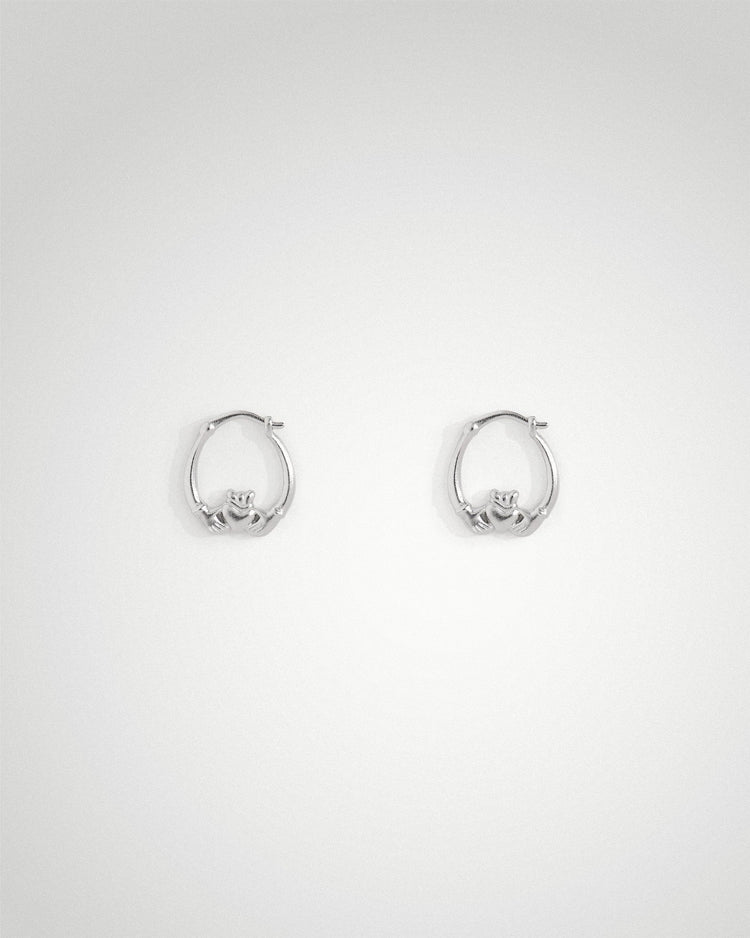 'Claddagh' Mini Hoops - LINES AND CURRENT