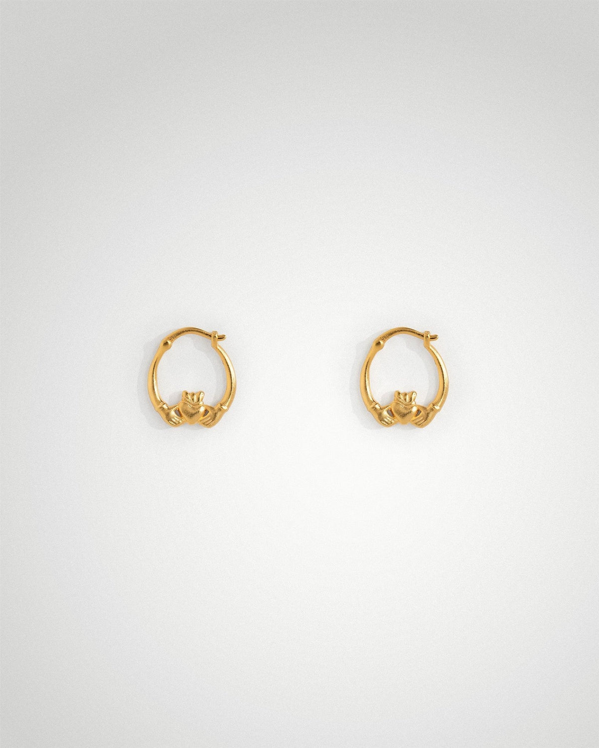 'Claddagh' Mini Hoops - LINES AND CURRENT