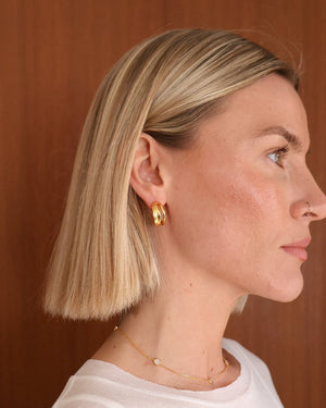 'Dalton' Double Hoops - LINES AND CURRENT