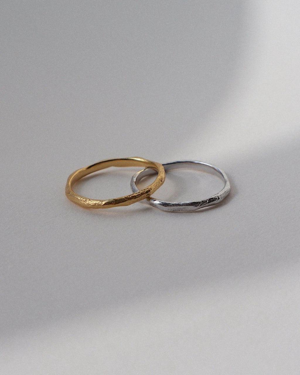 'Ease' Stacker Ring – Lines & Current