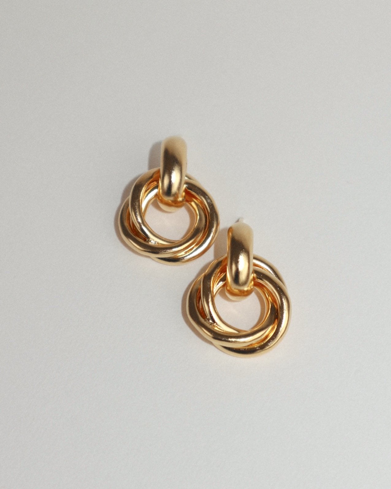 &#39;Eliason&#39; Interlocked Knot Earrings - Lines &amp; Current