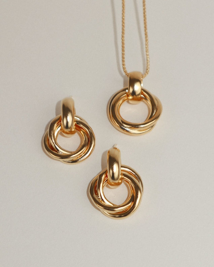 'Eliason' Interlocked Knot Necklace