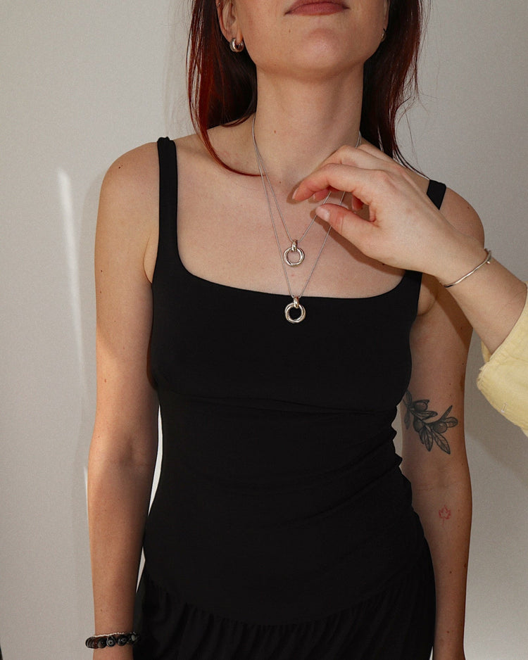 'Eliason' Interlocked Knot Necklace