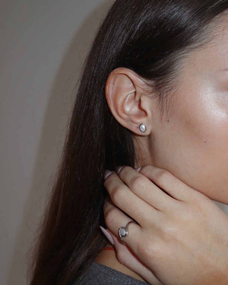 'Ellie' Pearl Wave Ring