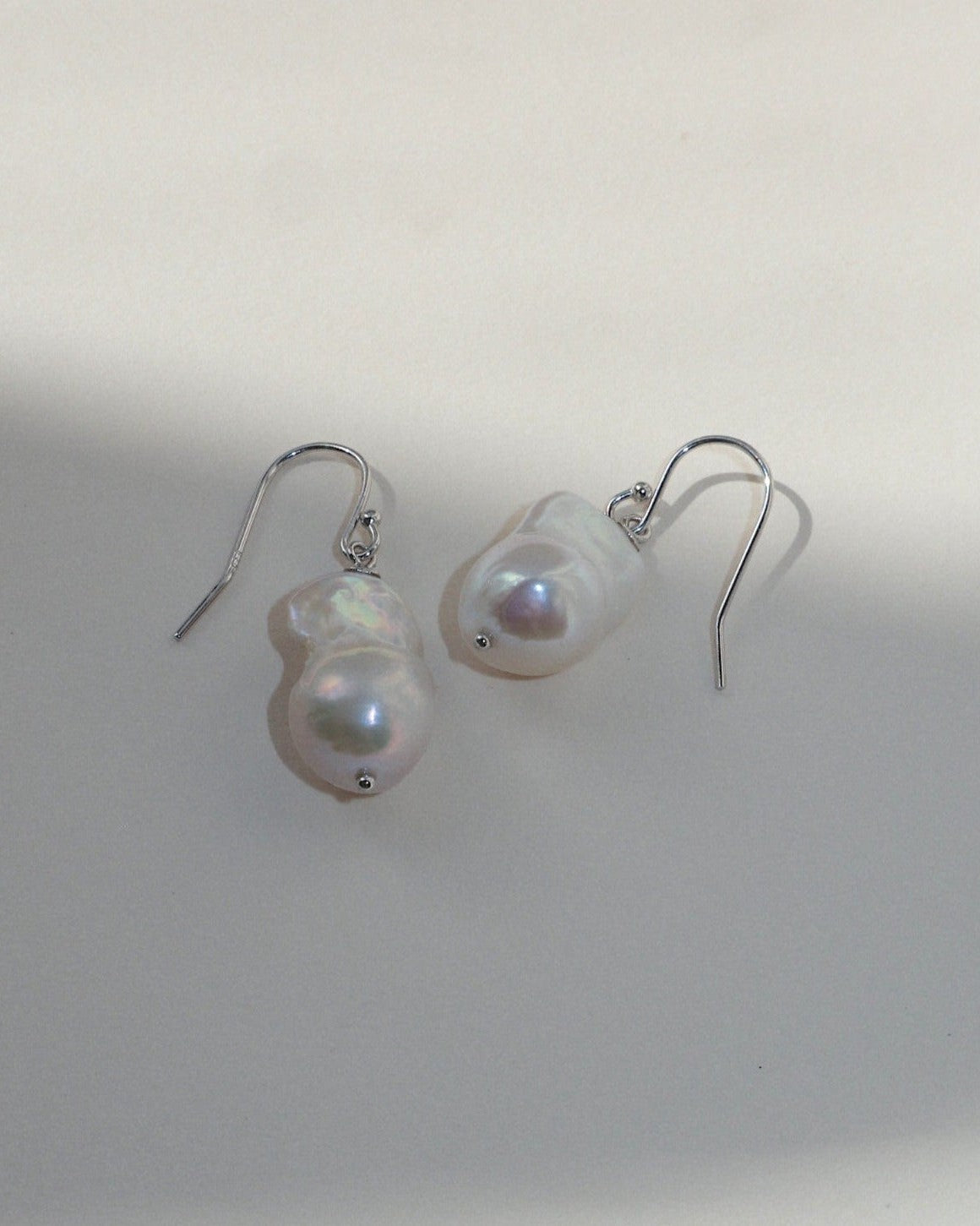 'Enid' Baroque Pearl Drop Earrings