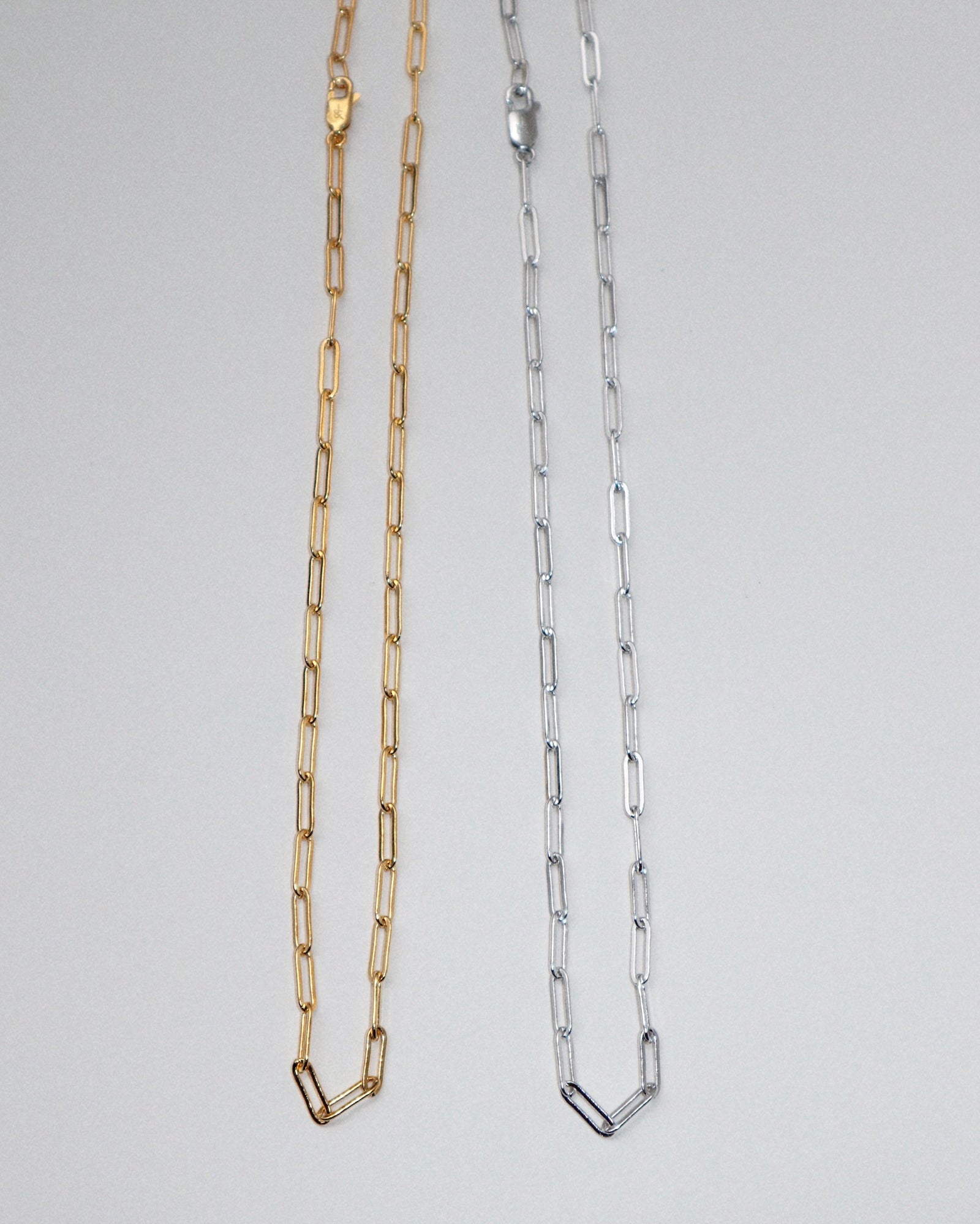 &#39;Essie&#39; Long Link Cable Chain - Lines &amp; Current