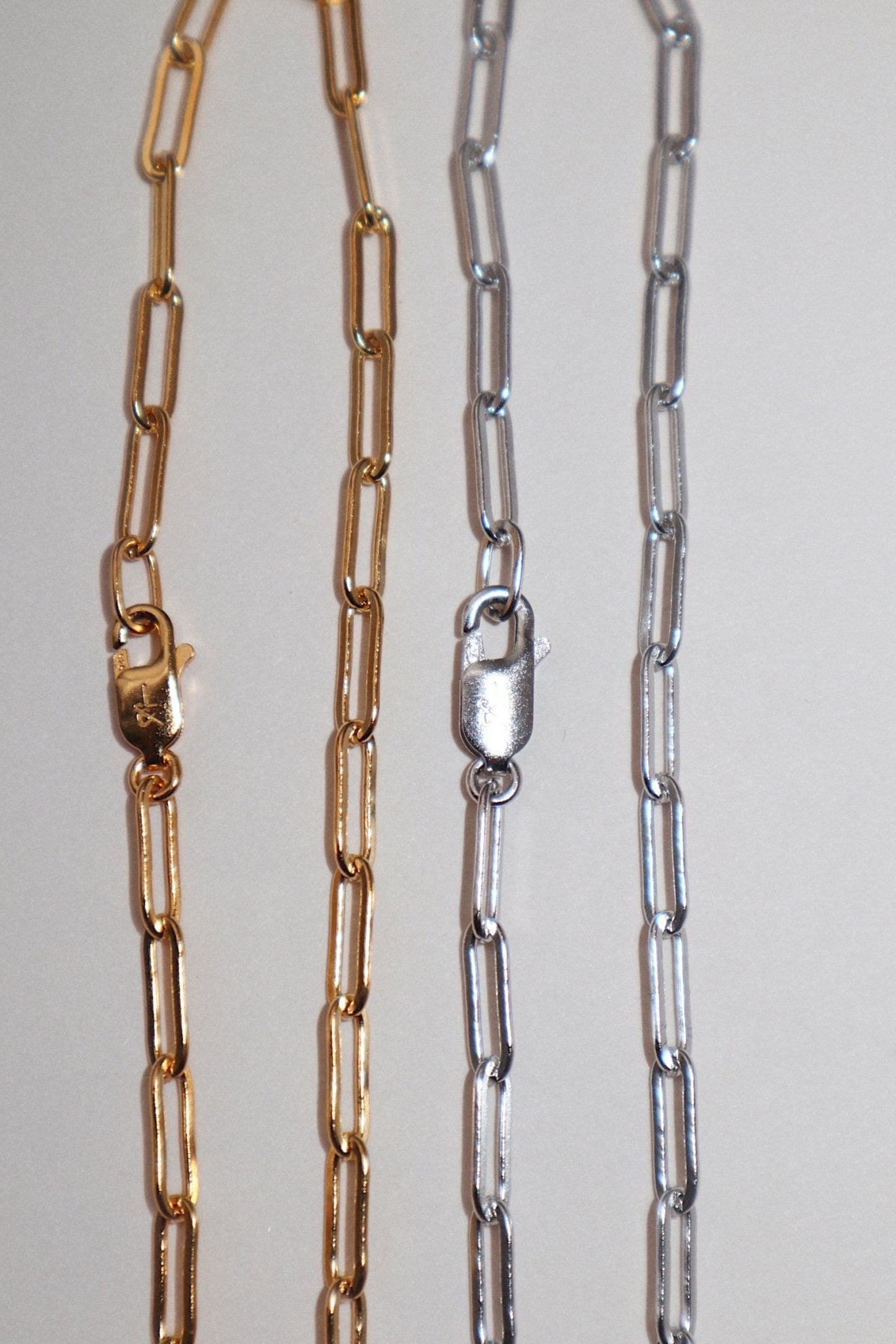 &#39;Essie&#39; Long Link Cable Chain - Lines &amp; Current